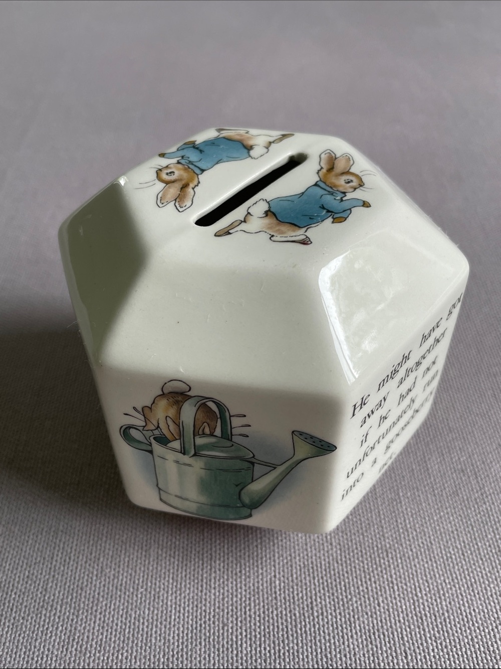 Peter Rabbit Ceramic Bank - Picture 3 of 8